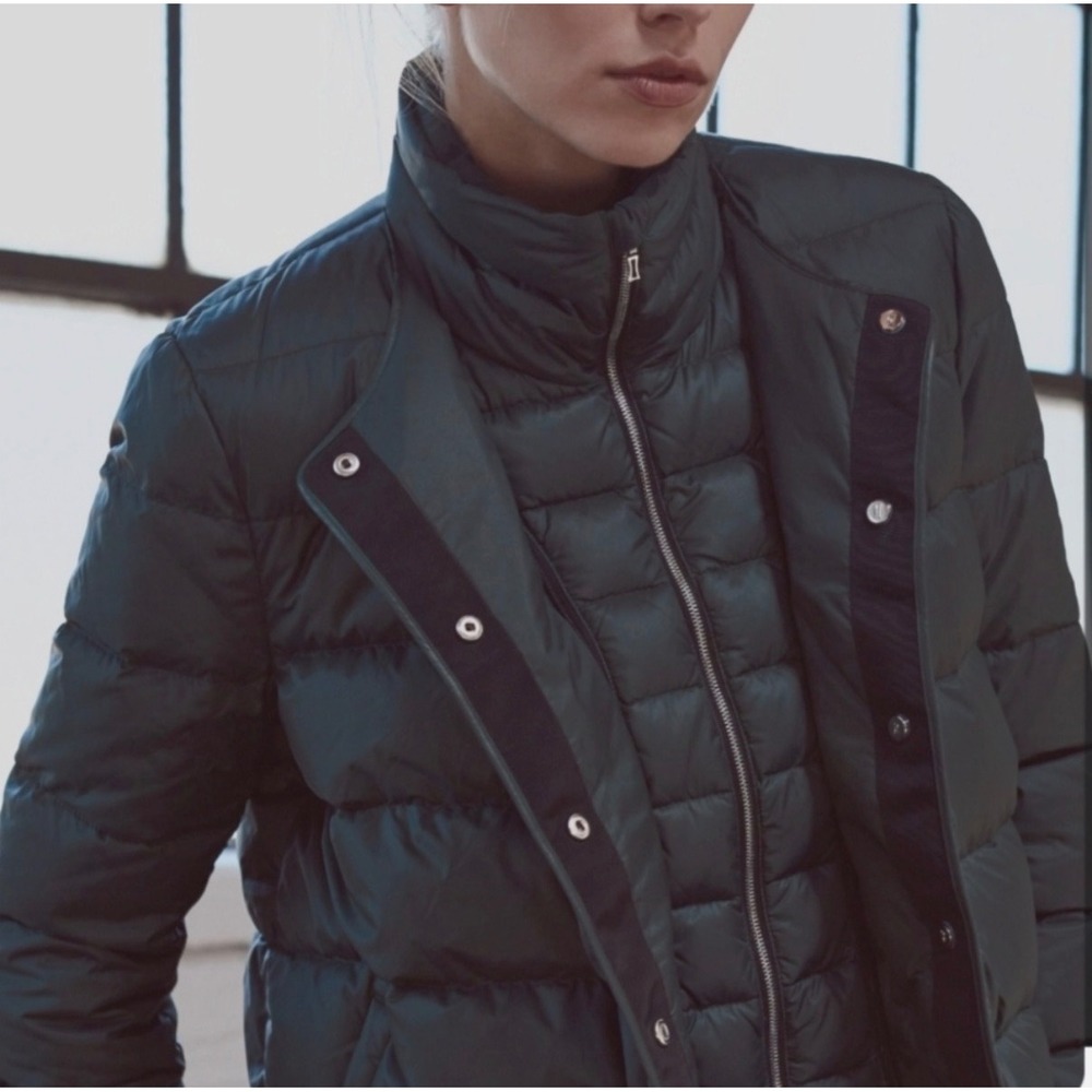 Like New Kit and Ace‎ Strut Your Puff Convertible Green Down Puffer Jacket XS